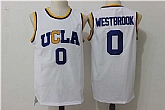 NCAA UCLA Bruins #0 Russell Westbrook White Basketball Jersey,baseball caps,new era cap wholesale,wholesale hats
